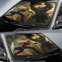 Load image into Gallery viewer, Hulk Vs Thor Auto Sun Shades 918b Universal Fit - CarInspirations