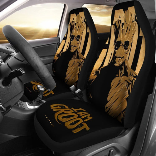 I Am Groot Guardians Of The Galaxy Marvel Car Seat Covers Lt03 Universal Fit 225721 - CarInspirations