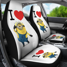 Load image into Gallery viewer, I Heart Minion 2020 Seat Covers Amazing Best Gift Ideas 2020 Universal Fit 090505 - CarInspirations