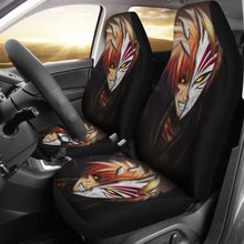 Load image into Gallery viewer, Ichigo Kurosaki Art Car Seat Covers Bleach Manga Gift H051820 Universal Fit 072323 - CarInspirations