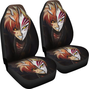 Ichigo Kurosaki Art Car Seat Covers Bleach Manga Gift H051820 Universal Fit 072323 - CarInspirations