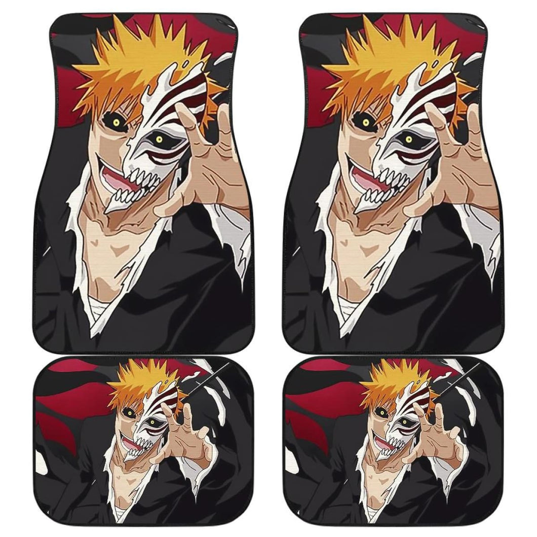 Ichigo Kurosaki Bleach Art Car Floor Mats Manga Fan Gift H051820 Universal Fit 072323 - CarInspirations