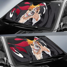 Load image into Gallery viewer, Ichigo Kurosaki Bleach Art Car Sun Shades Manga Fan Gift H051820 Universal Fit 072323 - CarInspirations