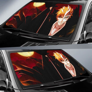 Ichigo Kurosaki Car Sun Shades Bleach Manga Fan Gift H051820 Universal Fit 072323 - CarInspirations
