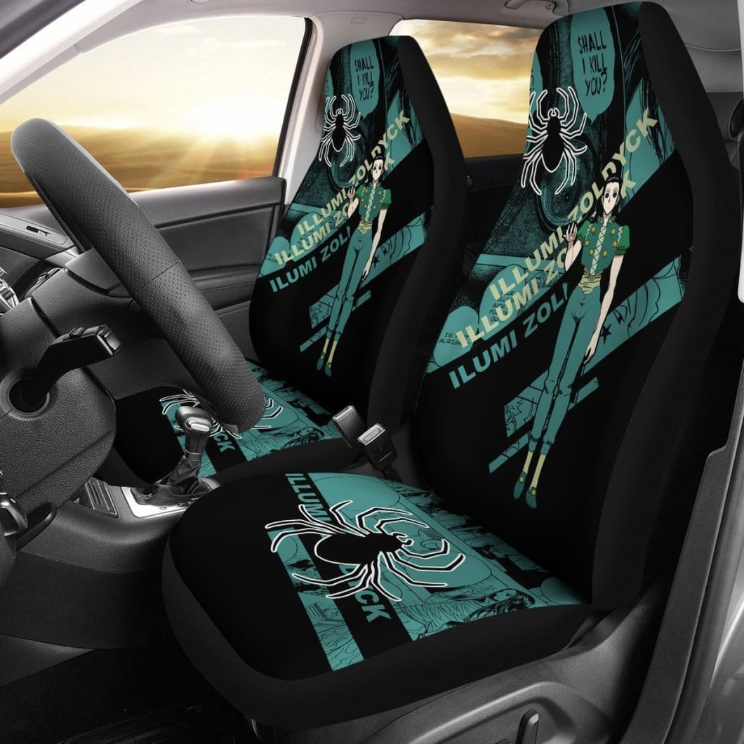 Illumi Zoldyck Characters Hunter X Hunter Car Seat Covers Anime Gift For Fan Universal Fit 194801 - CarInspirations