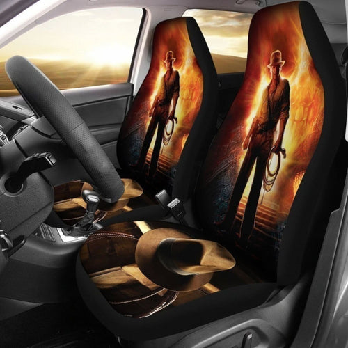 Indiana Jones Crystal Skull Car Seat Covers Universal Fit 194801 - CarInspirations