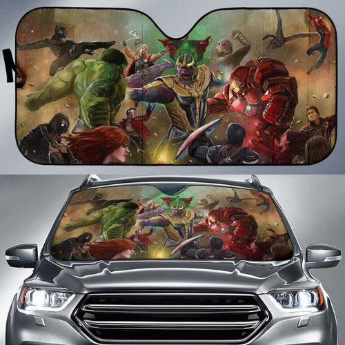 Infinity War Car Sun Shade 918b Universal Fit - CarInspirations