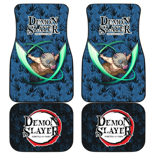 Inosuke Demon Slayer Uniform Car Floor Mats Anime Universal Fit 175802 - CarInspirations