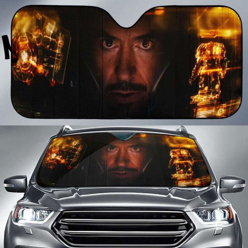 Inside Iron Man Auto Sun Shades 918b Universal Fit - CarInspirations