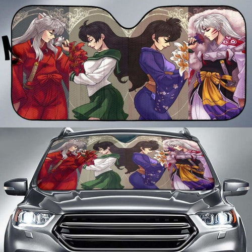 Inuyasha Car Auto Sun Shades Universal Fit 051312 - CarInspirations