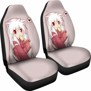 Inuyasha Car Seat Covers 4 Universal Fit 051012 - CarInspirations
