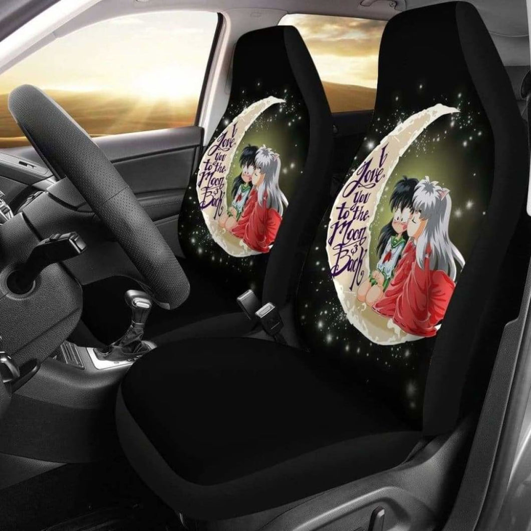 Inuyasha Car Seat Covers 6 Universal Fit 051012 - CarInspirations