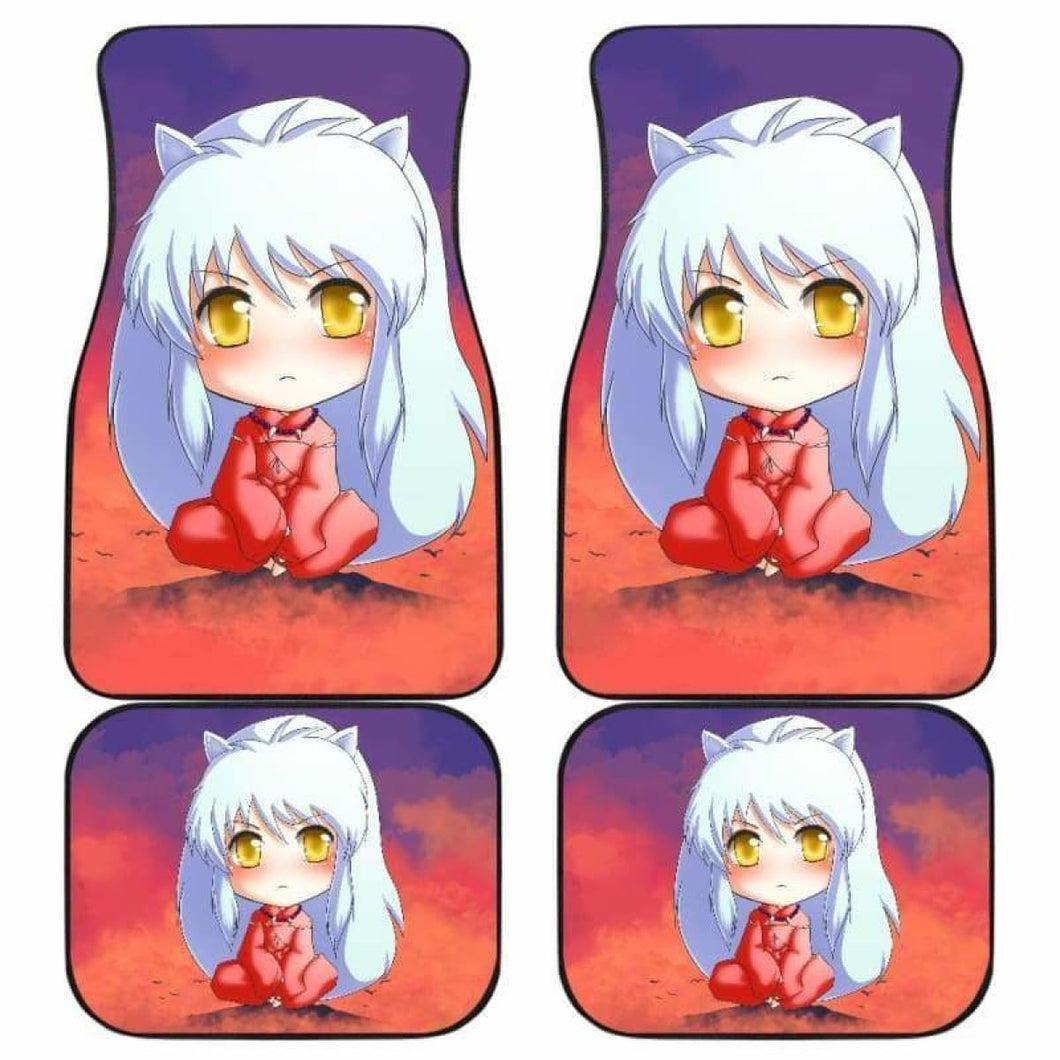 Inuyasha Cute Car Floor Mats Universal Fit 051912 - CarInspirations