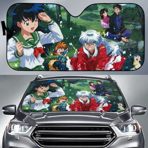 Inuyasha & Friends Manga Auto Sun Shade Nh07 Universal Fit 111204 - CarInspirations