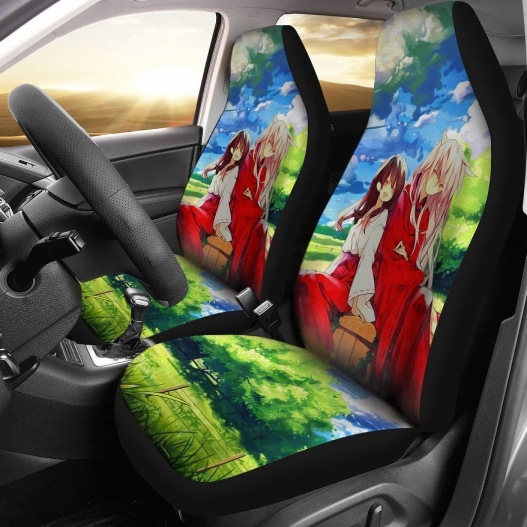Inuyasha & Kikyo Car Seat Covers Lt03 Universal Fit 225721 - CarInspirations