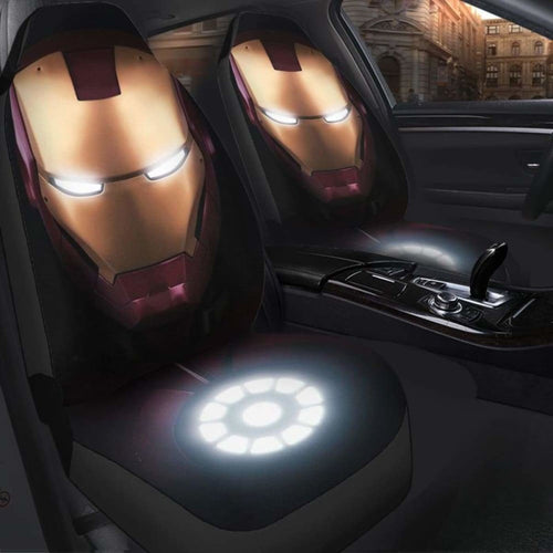 Iron Man 3 Seat Cover 101719 Universal Fit - CarInspirations