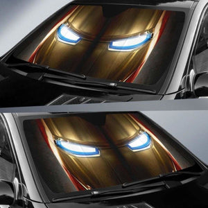 Iron Man Auto Sun Shades 1 918b Universal Fit - CarInspirations