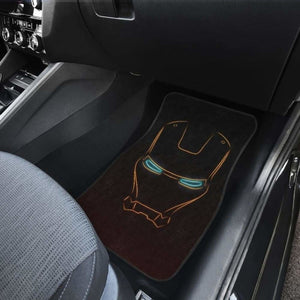 Iron Man Car Floor Mats 1 Universal Fit - CarInspirations