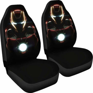 Iron Man Car Seat Covers 1 Universal Fit 051012 - CarInspirations