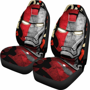 Iron Man Cartoon Marvel Car Seat Covers Universal Fit 051012 - CarInspirations