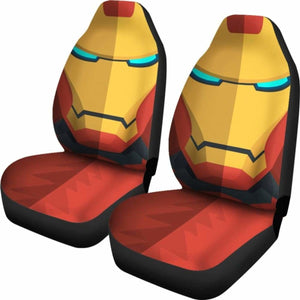 Iron Man Cartoon Seat Covers 101719 Universal Fit - CarInspirations