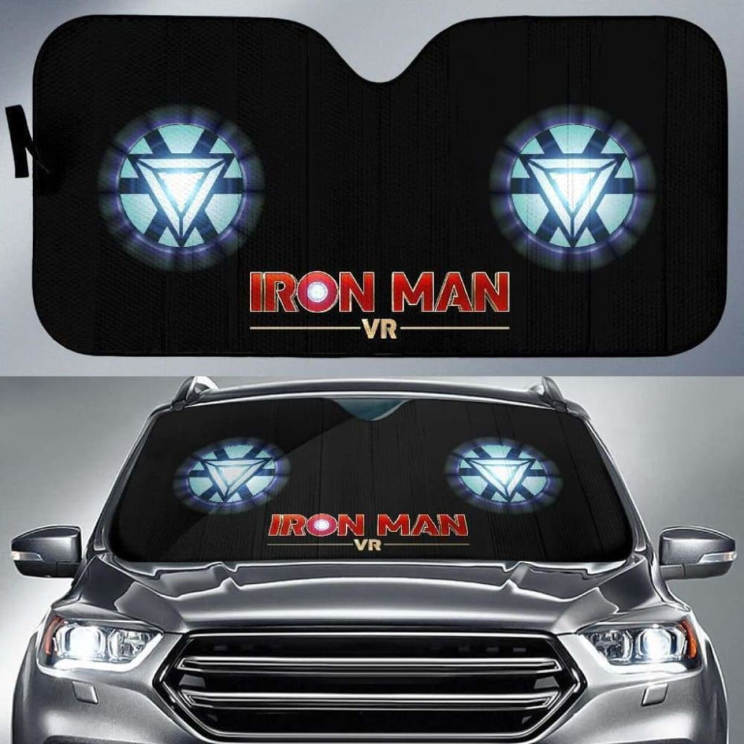 Iron Man Logo Car Sun Shades Marvel Movie Universal Fit 051012 - CarInspirations