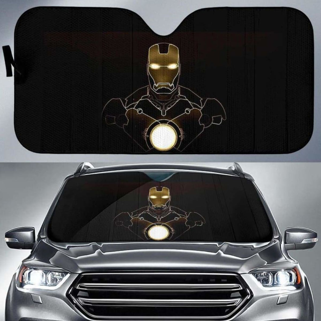 Iron Man New Auto Car Auto Sun Shades Universal Fit 051312 - CarInspirations
