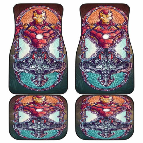 Iron Man Ultron Car Floor Mats Universal Fit - CarInspirations