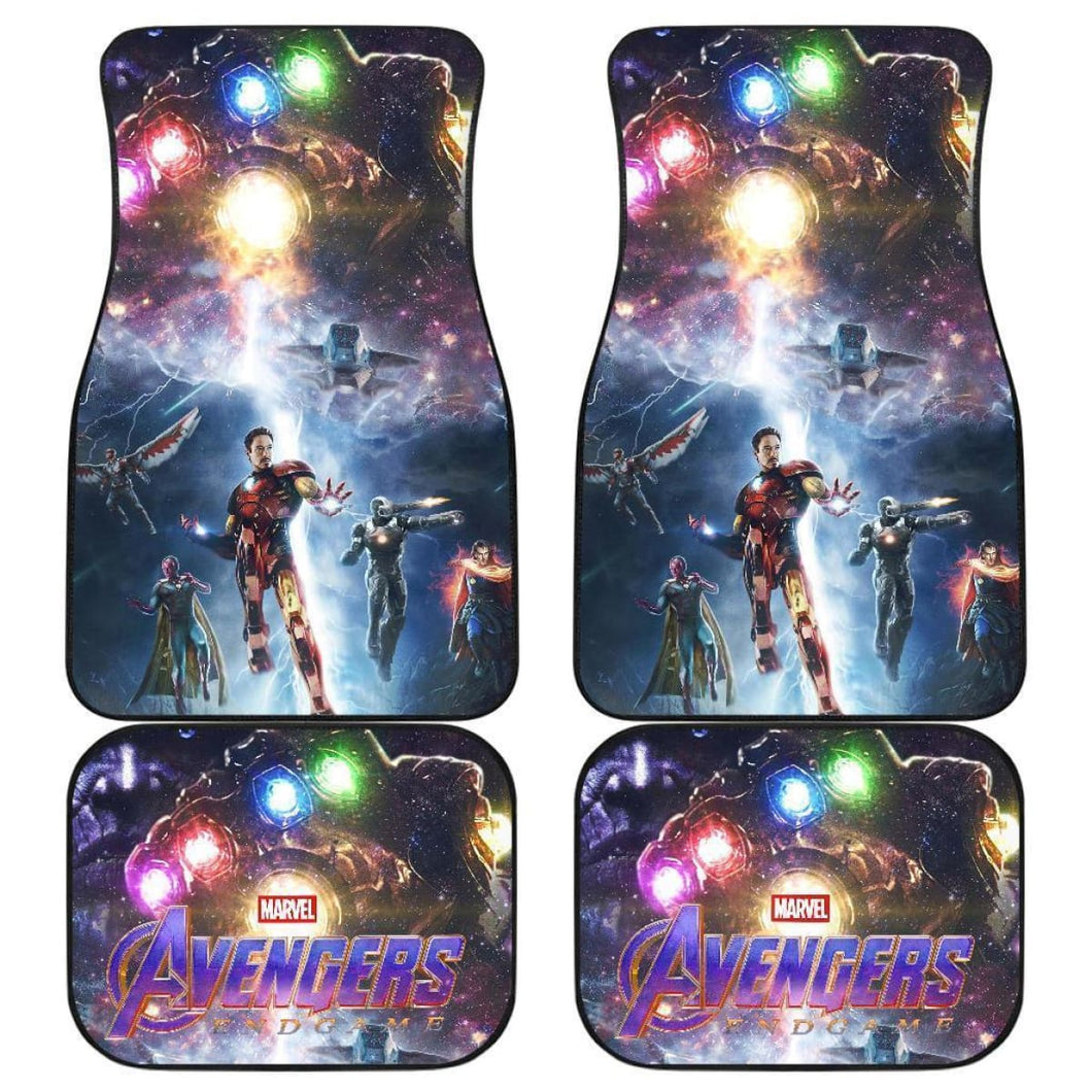 Iron Man With The Infinity Gauntlet Avengers Endgame Marvel Car Floor Mats Mn04 Universal Fit 111204 - CarInspirations