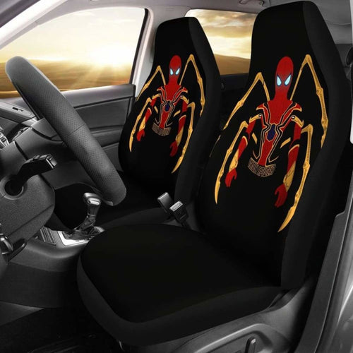 Iron Suit Spiderman Car Seat Covers Universal Fit 051012 - CarInspirations