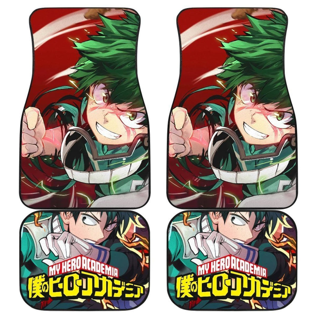 Izuku Midoriya My Hero Academia Car Floor Mats For Fan 2 Mn05 Universal Fit 111204 - CarInspirations