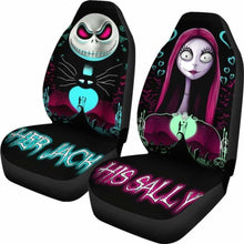 Load image into Gallery viewer, Jack And Sally Car Seat Cover Universal Fit 051312 - CarInspirations