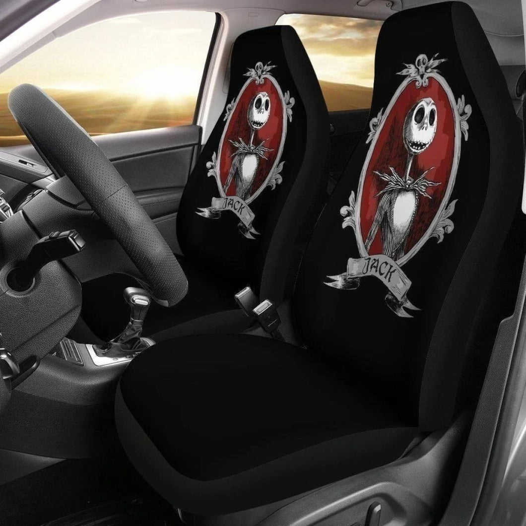 Jack Nightmare Before Christmas Car Seat Covers 3 Universal Fit 194801 - CarInspirations