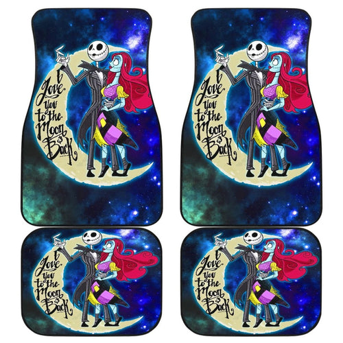 Jack & Sally The Nightmare Before Christmas Car Floor Mats H041420 Universal Fit 084218 - CarInspirations