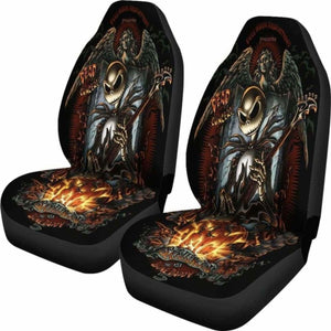 Jack Skellington Car Seat Covers 4 Universal Fit 051012 - CarInspirations