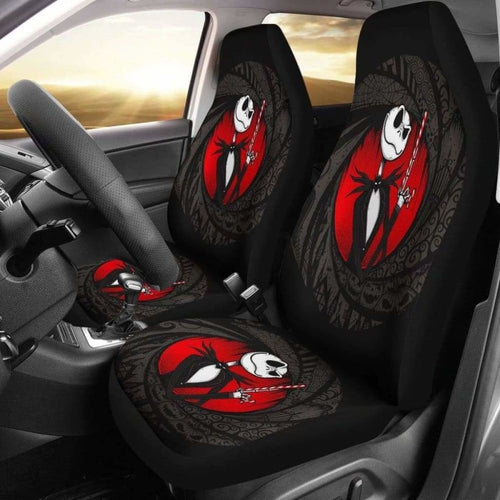 Jack Skellington Car Seat Covers 6 Universal Fit 051012 - CarInspirations