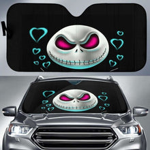 Load image into Gallery viewer, Jack Skellington Head Car Auto Sun Shades Universal Fit 051312 - CarInspirations