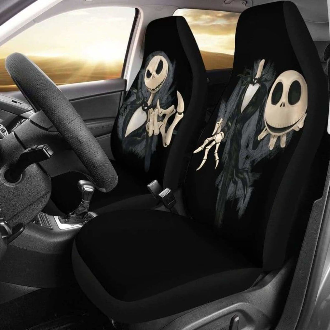 Jack Skellington Head Car Seat Covers Universal Fit 051012 - CarInspirations