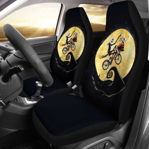 Jack Skellington Moon Car Seat Covers Universal Fit 051012 - CarInspirations