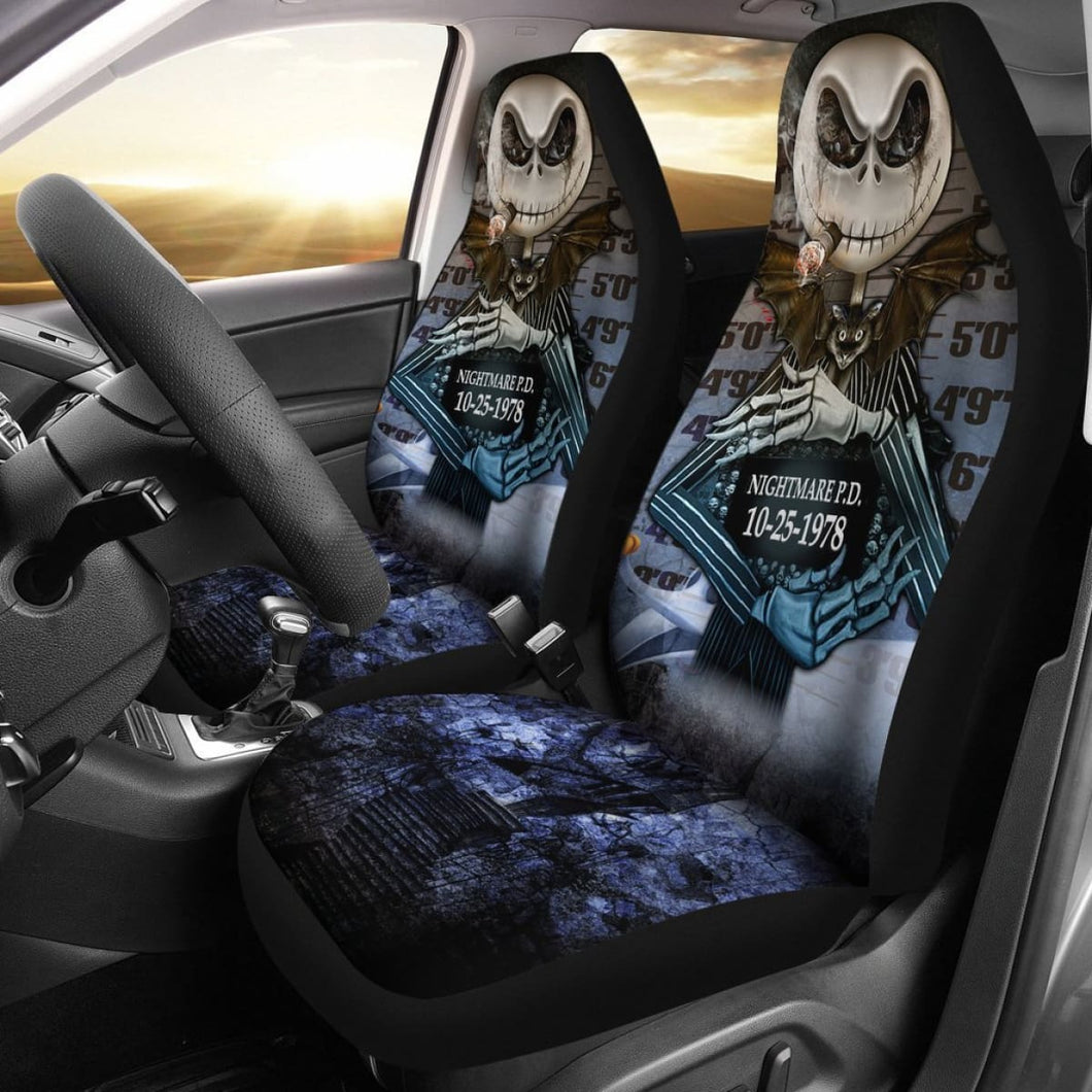 Jack Skellington Nightmare 1978 Car Seat Covers Lt02 Universal Fit 225721 - CarInspirations