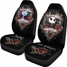 Load image into Gallery viewer, Jack Skellington &amp; Sally Car Seat Cover 58 Universal Fit 053012 - CarInspirations