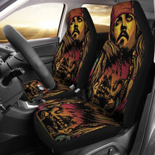 Load image into Gallery viewer, Jack Sparrow Art Car Seat Covers Pirates Of The Caribbean H042220 Universal Fit 084218 - CarInspirations