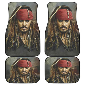 Jack Sparrow Art Pirates Of The Caribbean Car Floor Mats H042220 Universal Fit 084218 - CarInspirations