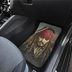 Jack Sparrow Art Pirates Of The Caribbean Car Floor Mats H042220 Universal Fit 084218 - CarInspirations