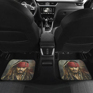 Jack Sparrow Art Pirates Of The Caribbean Car Floor Mats H042220 Universal Fit 084218 - CarInspirations