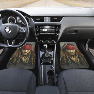 Jack Sparrow Art Pirates Of The Caribbean Car Floor Mats H042220 Universal Fit 084218 - CarInspirations