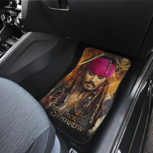Jack Sparrow Car Floor Mats Pirates Of The Caribbean H042220 Universal Fit 084218 - CarInspirations