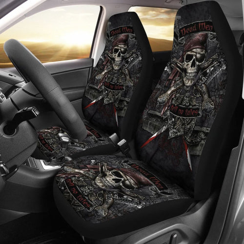 Jack Sparrow Dead Men tell no tales Car Seat Covers H042220 Universal Fit 084218 - CarInspirations