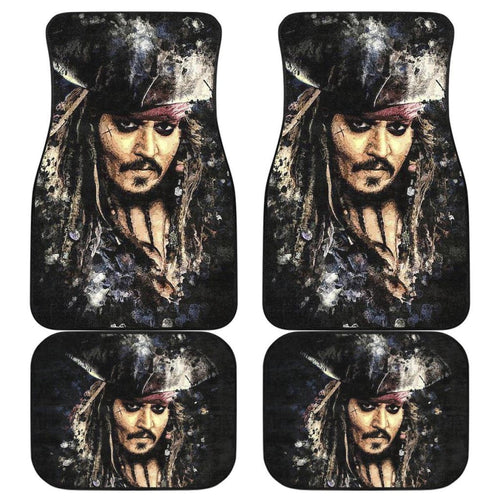 Jack Sparrow Movie Pirates Of The Caribbean Car Floor Mats H042220 Universal Fit 084218 - CarInspirations