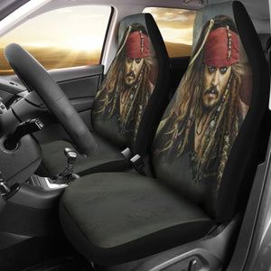 Jack Sparrow Movie Pirates Of The Caribbean Car Seat Covers H042220 Universal Fit 084218 - CarInspirations